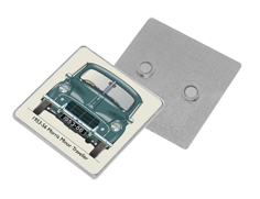 Morris Minor Traveller Series II 1953-56 Square Fridge Magnet